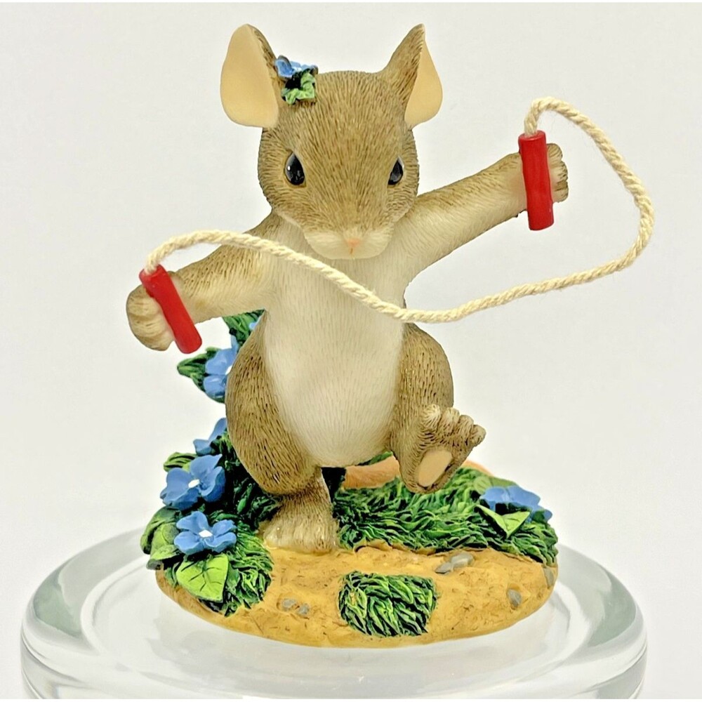 Fitz and Floyd Charming Tails “Just a Hop, Skip and a Jump Away” Mouse 83/110-VG